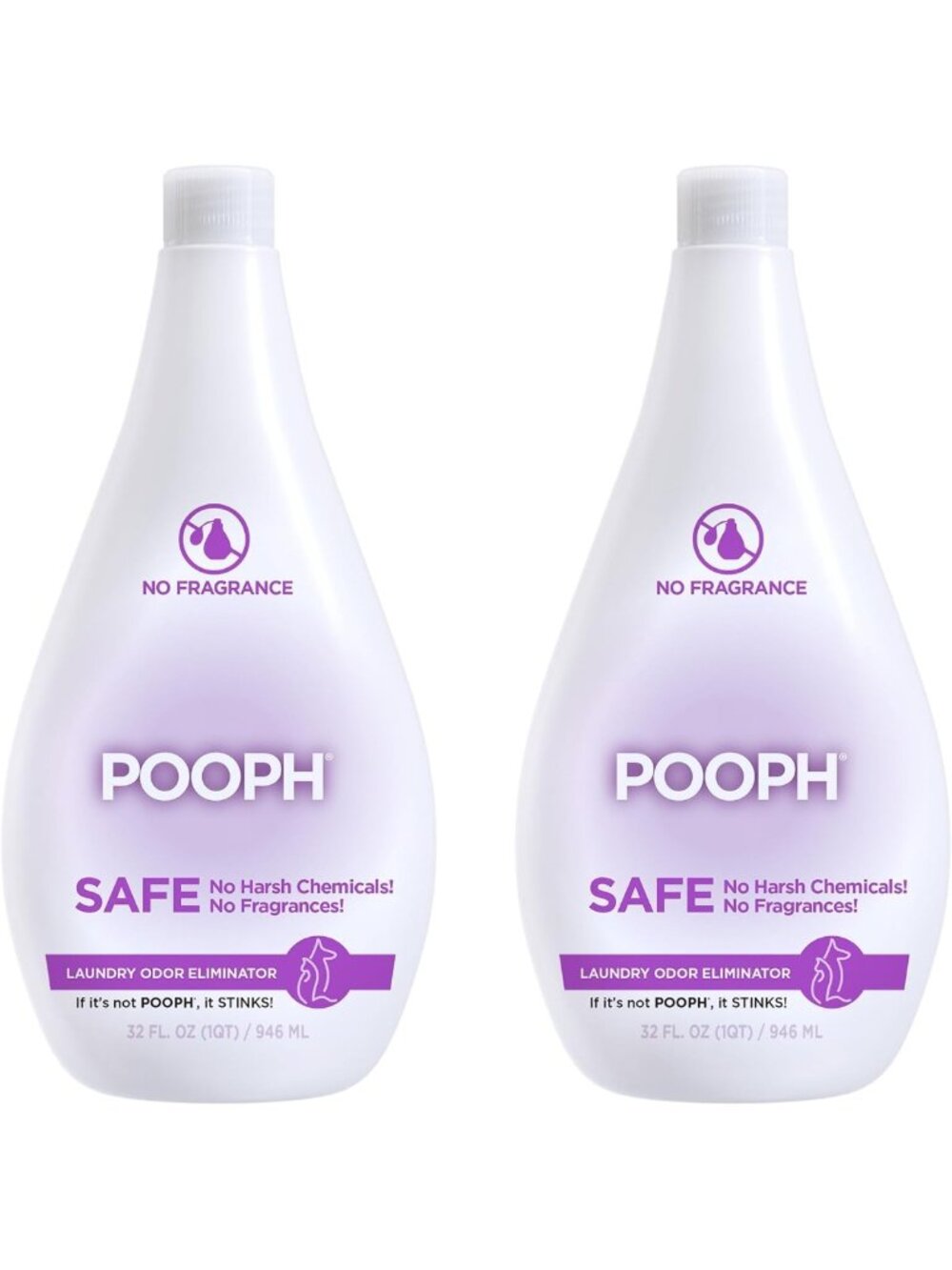 Laundry Odor Eliminator Additive - 32 oz Pack of 2 for Fresh, Clean Clothes